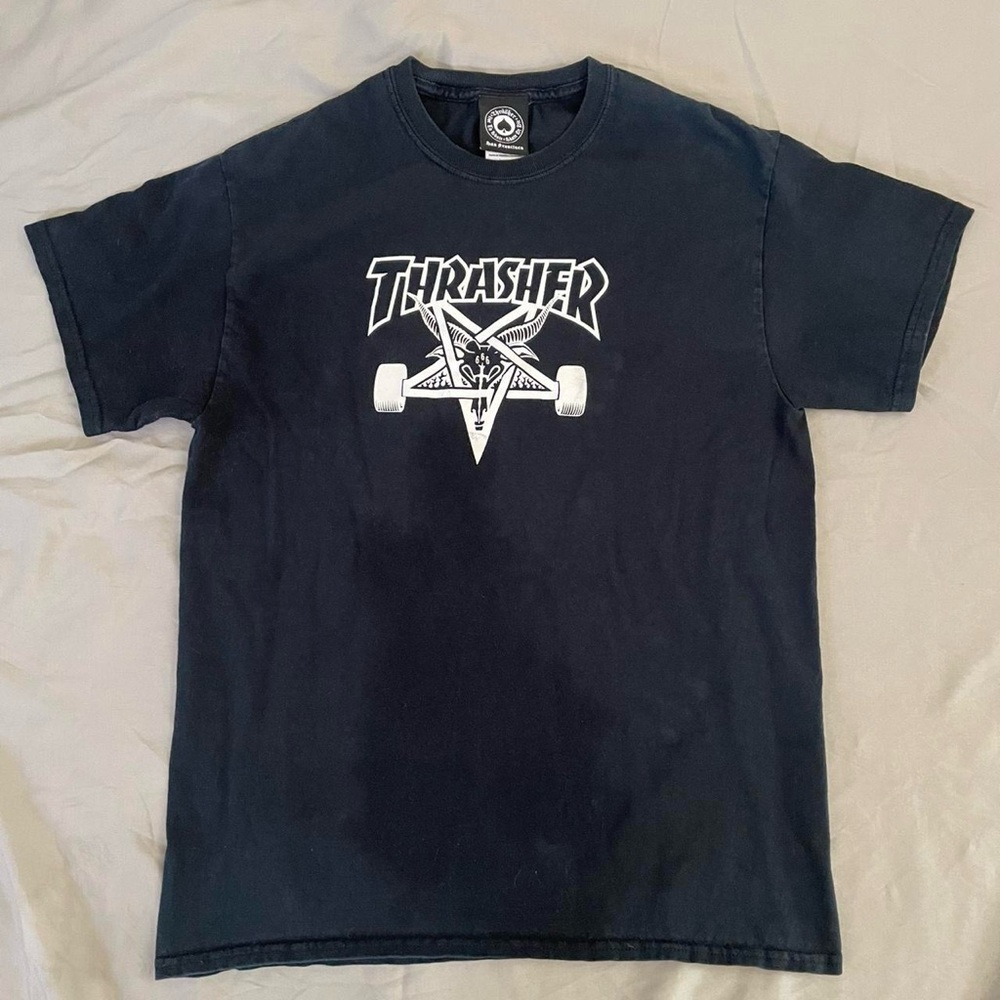 Thrasher Navy Skateboard Tee